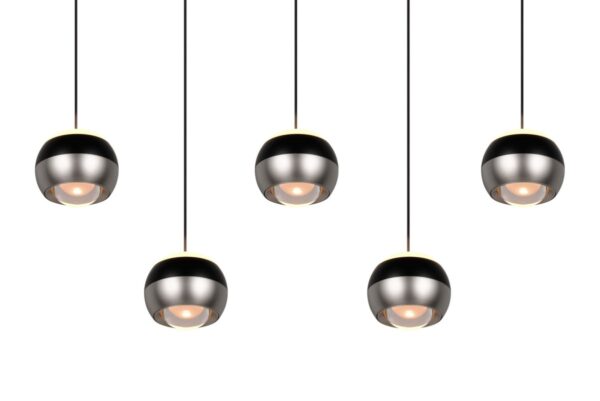 Trio SELECT  344410507  LED závěsné stropní svítidlo ORBIT  | 5x8W integrovaný LED zdroj | 5x960lm | 2300+3000+4000K