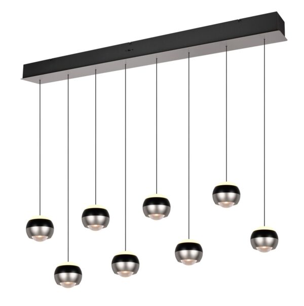 Trio SELECT  344410807  LED závěsné stropní svítidlo ORBIT  | 8x8W integrovaný LED zdroj | 8x960lm | 2300+3000+4000K