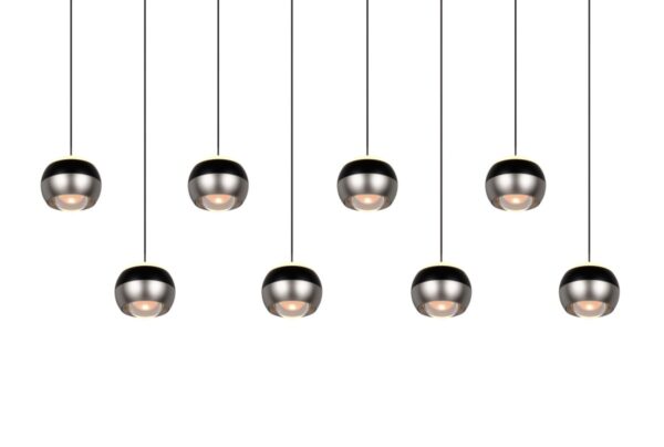 Trio SELECT  344410807  LED závěsné stropní svítidlo ORBIT  | 8x8W integrovaný LED zdroj | 8x960lm | 2300+3000+4000K