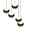 Trio SELECT  344430507  LED závěsné stropní svítidlo ORBIT  | 5x8W integrovaný LED zdroj | 5x960lm | 2300+3000+4000K