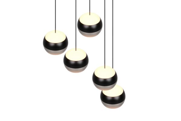 Trio SELECT  344430507  LED závěsné stropní svítidlo ORBIT  | 5x8W integrovaný LED zdroj | 5x960lm | 2300+3000+4000K