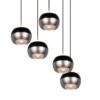 Trio SELECT  344430507  LED závěsné stropní svítidlo ORBIT  | 5x8W integrovaný LED zdroj | 5x960lm | 2300+3000+4000K