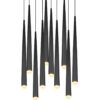 Trio SELECT  354831032  LED závěsné stropní svítidlo CALA  | 10x3,8W integrovaný LED zdroj | 10x450lm | 2300+3000+4000K