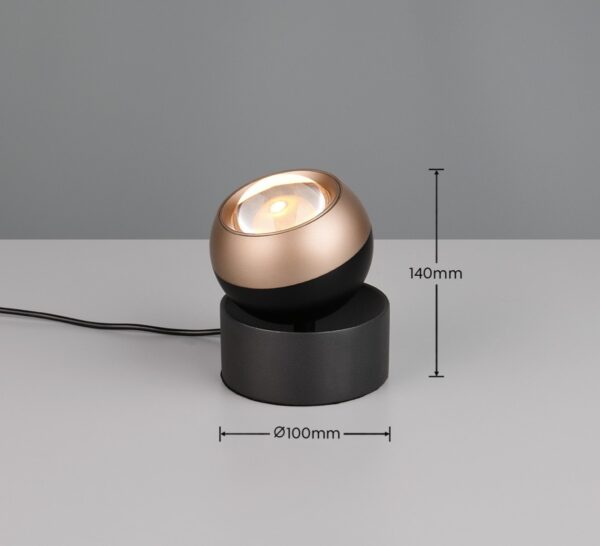 Trio SELECT  544410132  LED stolní lampička ORBIT  | 5W integrovaný LED zdroj | 500lm | 2300+3000+4000K