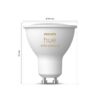Philips HUE  8720169230095 LED inteligentní žárovka | 4,2W GU10 | 2200-6500K
