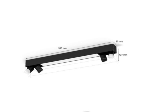 Philips HUE  8720169318557 LED přisazené stropní svítidlo Centris  | 4x4,2+40W GU10 | 2000-6500K+RGBK