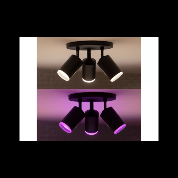 Philips HUE  8720169319332 LED bodové stropní svítidlo Fugato  | 3x4,2W GU10 | 2000-6500K+RGBK
