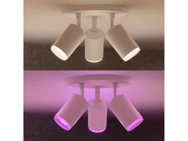 Philips HUE  8720169319516 LED bodové stropní svítidlo Fugato  | 3x4,2W GU10 | 2000-6500K+RGBK