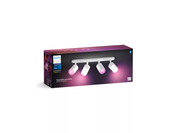 Philips HUE  8720169319578 LED bodové stropní svítidlo Fugato  | 4x4,2W GU10 | 2000-6500K+RGBK
