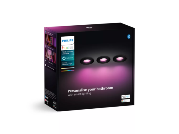 Philips HUE  8720169320895 LED sada bodových svítidel Xamento  | 3x4,2W GU10 | 3x350lm | 2000-6500K+RGBK