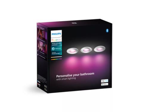 Philips HUE  8720169321014 LED sada bodových svítidel Xamento  | 3x4,2W GU10 | 3x350lm | 2000-6500K+RGBK