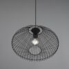 Trio R30831032 závěsné stropní svítidlo Cobain 1x40W | E27 - nastavitelná výška, černá