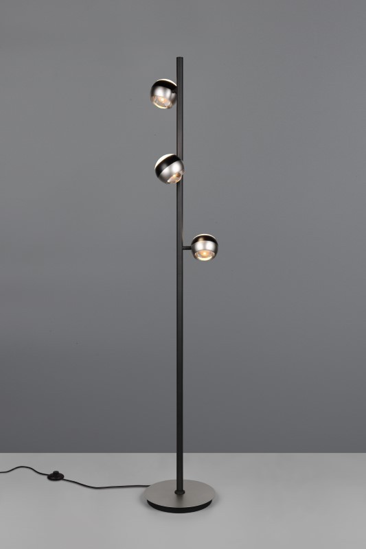 Trio SELECT  444410307  LED stojací lampa ORBIT  | 3x8W integrovaný LED zdroj | 3x800lm | 2300+3000+4000K