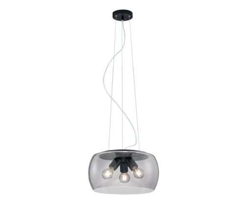 Trio 300600342 závěsné stropní svítidlo Valente 3x60W | E27 | IP20 - antracit