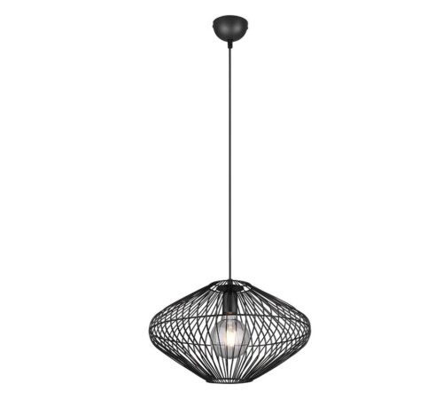 Trio R30831032 závěsné stropní svítidlo Cobain 1x40W | E27 - nastavitelná výška, černá