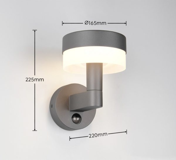 Trio T230569142 LED venkovní nástěnné svítidlo MACKENZIE  | 8W integrovaný LED zdroj | 800lm | 3000K