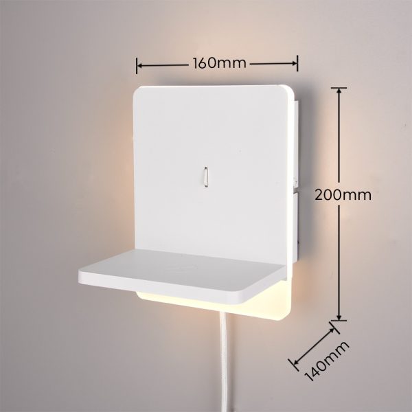 Trio T248670131 LED nástěnné svítidlo FAIRFIELD  | 9W integrovaný LED zdroj | 950lm | 3000K