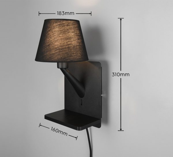 Trio T262670132 nástěnné svítidlo COMFORT  E14
