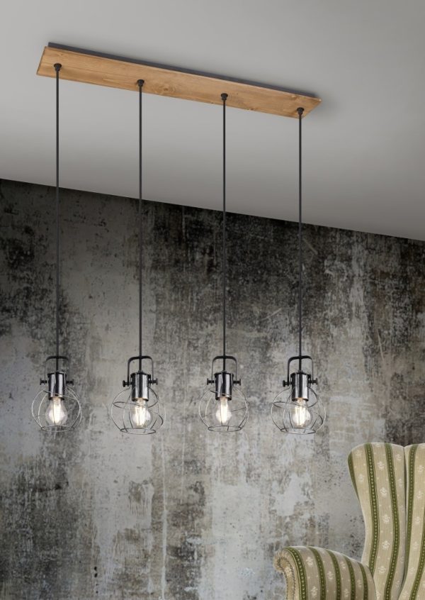 Trio 305300488 stropní svítidlo Madras 4x28W|E27