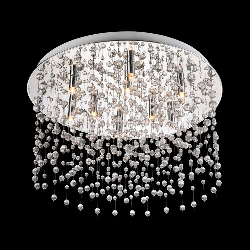 Luxera 91032320 stropní svítidlo Rain 9x28W|G9