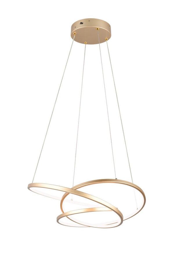 Trio T349110179 LED závěsné stropní svítidlo DARVIN  | 34W integrovaný LED zdroj | 4500lm | 2300+3000+4000K