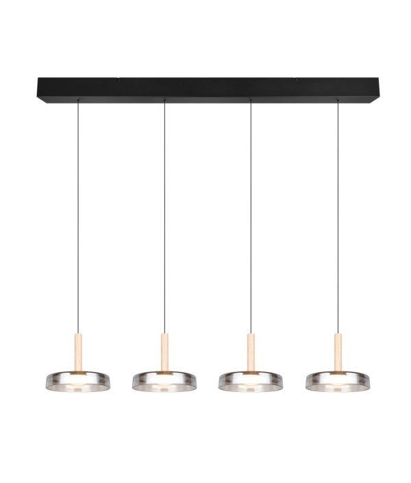 Trio T354910432 LED závěsné stropní svítidlo CELESTE  | 4x7,5W integrovaný LED zdroj | 4x750lm | 3000K