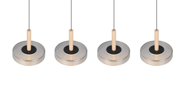 Trio T354910432 LED závěsné stropní svítidlo CELESTE  | 4x7,5W integrovaný LED zdroj | 4x750lm | 3000K
