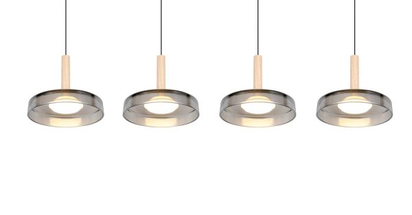 Trio T354910432 LED závěsné stropní svítidlo CELESTE  | 4x7,5W integrovaný LED zdroj | 4x750lm | 3000K