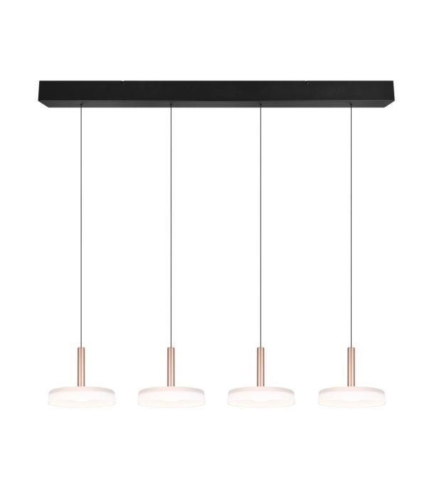 Trio T354910465 LED závěsné stropní svítidlo CELESTE  | 4x7,5W integrovaný LED zdroj | 4x750lm | 3000K