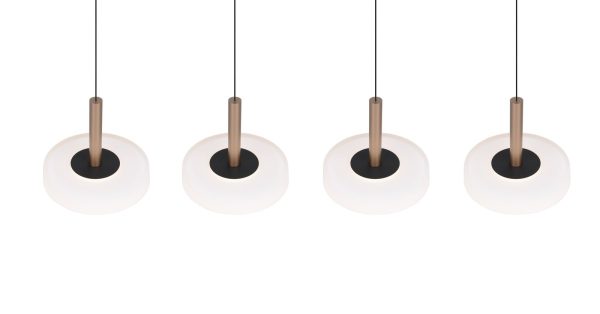 Trio T354910465 LED závěsné stropní svítidlo CELESTE  | 4x7,5W integrovaný LED zdroj | 4x750lm | 3000K