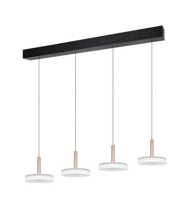 Trio T354910465 LED závěsné stropní svítidlo CELESTE  | 4x7,5W integrovaný LED zdroj | 4x750lm | 3000K