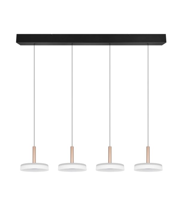 Trio T354910465 LED závěsné stropní svítidlo CELESTE  | 4x7,5W integrovaný LED zdroj | 4x750lm | 3000K