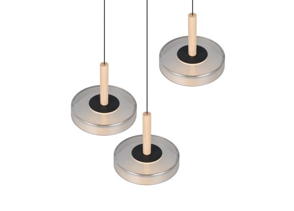 Trio T354930332 LED závěsné stropní svítidlo CELESTE  | 3x7,5W integrovaný LED zdroj | 3x750lm | 3000K