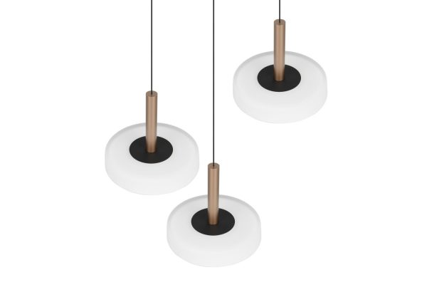 Trio T354930365 LED závěsné stropní svítidlo CELESTE  | 3x7,5W integrovaný LED zdroj | 3x750lm | 3000K