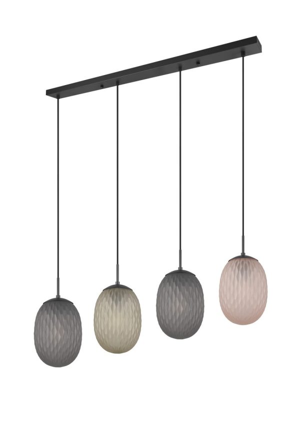 Trio T364200417 závěsné stropní svítidlo FACETTE  E27