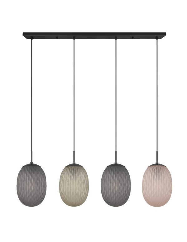 Trio T364200417 závěsné stropní svítidlo FACETTE  E27