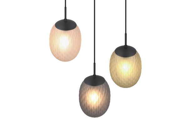 Trio T364230317 závěsné stropní svítidlo FACETTE  E27