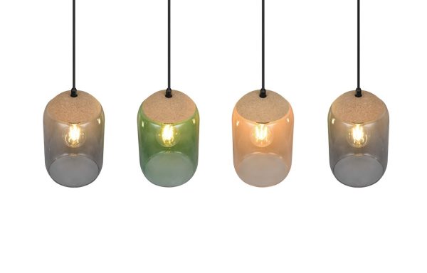Trio T364600417 závěsné stropní svítidlo CORK  E27