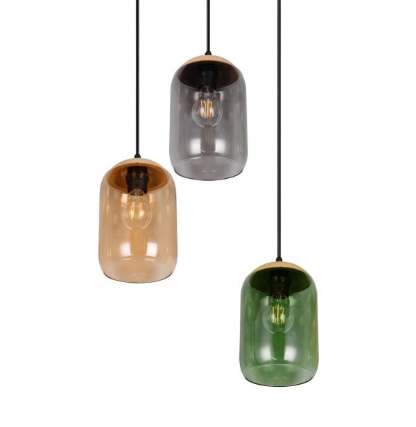 Trio T364630317 závěsné stropní svítidlo CORK  E27