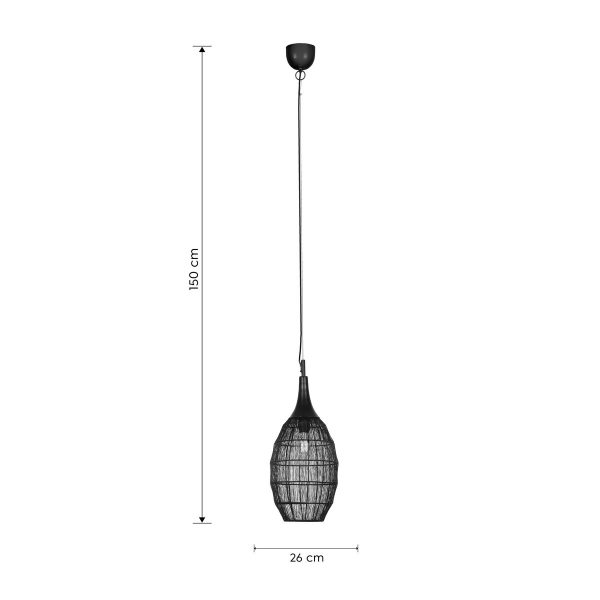 Trio T365420132 závěsné stropní svítidlo SORAYA  E27