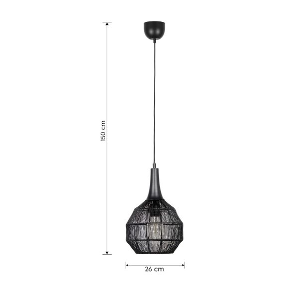 Trio T365430132 závěsné stropní svítidlo SORAYA  E27