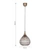 Trio T365440104 závěsné stropní svítidlo SORAYA  E27