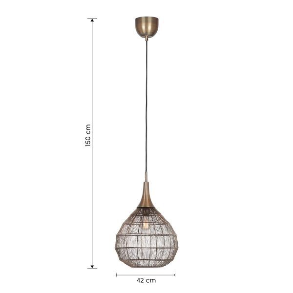 Trio T365440104 závěsné stropní svítidlo SORAYA  E27