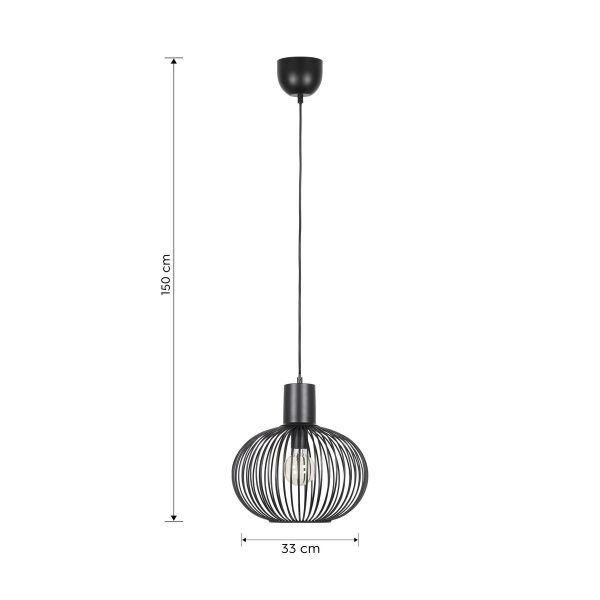 Trio T365790132 závěsné stropní svítidlo GILA  E27