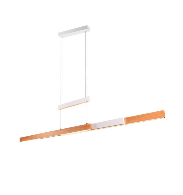 Trio T375390531 LED závěsné stropní svítidlo TRAJAN | 45W integrovaný LED zdroj | 5300lm | 2700-5000K