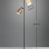 Trio T419400217 stojací lampa AGUDO  E27