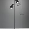 Trio T419400232 stojací lampa AGUDO  E27