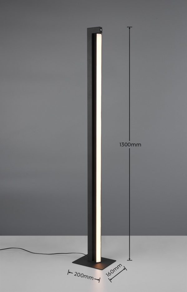 Trio T448810132 LED stojací lampa SEEKER  | 21W integrovaný LED zdroj | 2350lm | 2300+3000+4000K