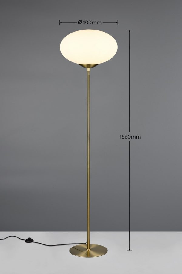 Trio T463100108 stojací lampa FOMENTO  E27