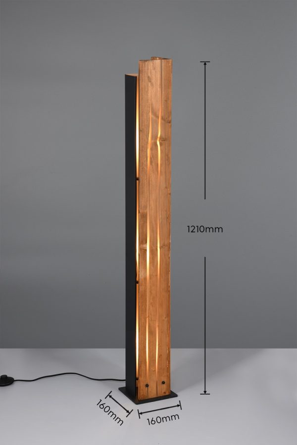 Trio T463300330 stojací lampa KARUNI  E27